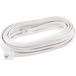 Cordon téléphone Rj11/Rj11 longueur 10M MARQUE FRANCAISE : Ce produit a été rigoureusement sélectionné et testé par nos équip ...