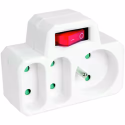 Cette triplite est idéale pour brancher plusieurs appareils en même temps et de gagner de la place dans votre cuisine, bureau ...