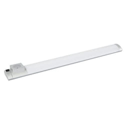 Réglette led cuisine 68 cm avec interrupteur et prise - argent