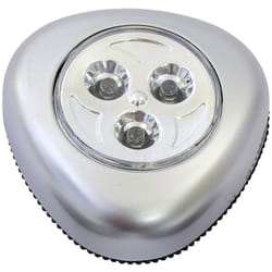 Gefom - Lampe à poussoir 3 leds grise