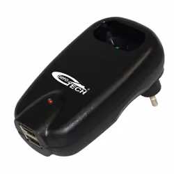 GEFOM Prise 6 A avec 2 chargeurs USB