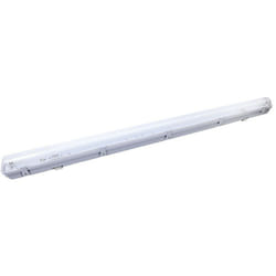 Gefom - Réglette étanche Pc+Abs Ip65 24W 150 cm avec tube led plastique Pf 0,9