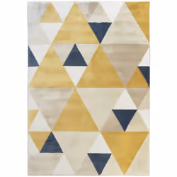 Superbe tapis doux aux couleurs légèrement adoucies et aux motifs énergisants. A cela s'ajoute un petit efet relief pour un t ...