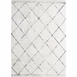 BERBERE LOSANGE est un superbe tapis en coton extra doux et souple de fabrication artisanale. Un tapis déco, dans la tendance ...
