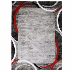Ce tapis de la gamme METRO est un tapis vintage avec un encadré orné de motifs abstraits idéal pour décorer votre intérieur.C ...
