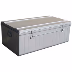 Aspect Coloris Alu Finitions Poudre d'epoxy Matériau principal Acier Dimensions Hauteur (en cm) 35 Longueur (en cm) 80 Profon ...