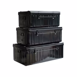 Aspect Coloris Noir Finitions Poudre d'epoxy Matériau principal Acier Dimensions Hauteur (en cm) 40 Longueur (en cm) 100 Prof ...