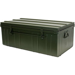 Cantine de rangement en acier Premium 90 cm kaki 130 l