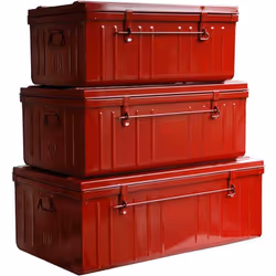 Aspect Coloris Rouge Finitions Poudre d'epoxy Matériau principal Acier Dimensions Hauteur (en cm) 40 Longueur (en cm) 100 Pro ...