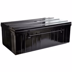 Aspect Coloris Noir Finitions Poudre d'epoxy Matériau principal Acier Dimensions Hauteur (en cm) 40 Longueur (en cm) 100 Prof ...