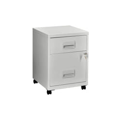 Caisson mobile - 2 tiroirs - gris - Maxiburo