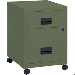 Caisson de rangement en acier 2 tiroirs kaki