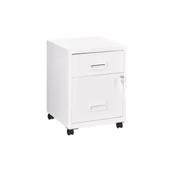 Classique et discret pour optimiser le classement. Caisson mobile fabrication monobloc, finition métal grainé antirayures. Co ...