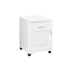 Caisson mobile - 2 tiroirs - blanc - Maxiburo