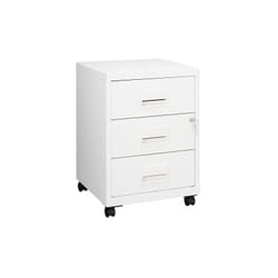 Sans Marque - Caisson mobile 3 tiroirs - blanc