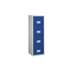 Classeur monobloc 4 tiroirs - gris bleu - Maxiburo