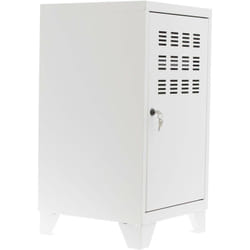 Pierre Henry - Casier de rangement en métal 74 cm Collégien Blanc mat