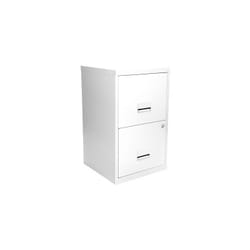 Classeur monobloc 2 tiroirs - blanc - Maxiburo