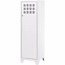 Aspect Coloris Blanc mat Matériau principal Acier Dimensions Hauteur (en cm) 127 Hauteur maximale (en cm) 134 Longueur (en cm ...