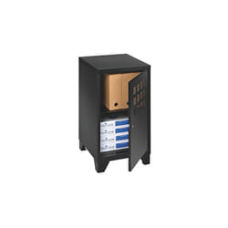 Casier de bureau métal couleur noir