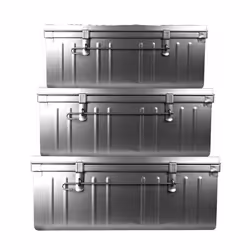 Aspect Matériau principal Acier Autres dimensions Dimensions du grand modèle 100x55x38.5 cm (LxpxH) Dimensions du moyen modèl ...