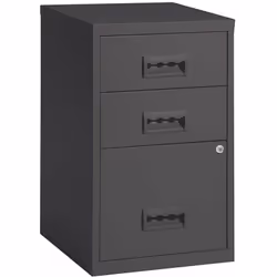 Aspect Coloris Anthracite Matériau principal Acier Matériaux secondaires Plastique Dimensions Hauteur (en cm) 66 Longueur (en ...
