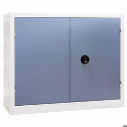 Armoire - Tanker - H. 100 x L. 120 cm - Métal - Gris/Bleu