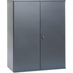 Description générale Ce modèle d'armoire métallique de bureau monobloc anthracite de la gamme Briko allie robustesse, fonctio ...