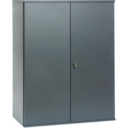 Armoire métallique anthracite Brico Hauteur 160 cm