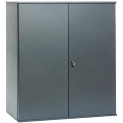 Les Tendances - Armoire métallique anthracite Brico Hauteur 105 cm