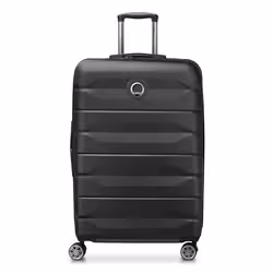 Delsey 00386682100T9 bagage Chariot Casque à coque dure Noir 102 L Acrylonitrile-Butadiène-Styrène (ABS), Polycarbonate (PC)