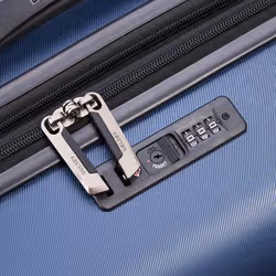 Delsey 00386682002T9 bagage Chariot Casque à coque dure Bleu 72 L Acrylonitrile-Butadiène-Styrène (ABS), Polycarbonate (PC) - Vue supplémentaire 4