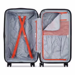 Delsey 00287881814 bagage Chariot Casque à coque dure Rouge 90 L Polycarbonate (PC) - Vue supplémentaire 4