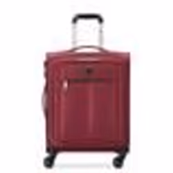 Valise DELSEY Pin Up 6 4DR Slim Line 55 - Rouge - Soute - Roulement silencieux