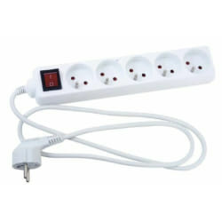 Expert Line Bloc 5 Prises + Interrupteur
