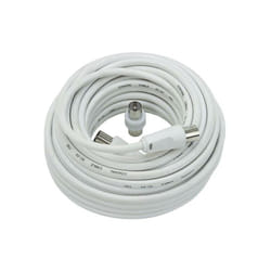 Câble coaxial Tv 10 Mètres + adaptateur
