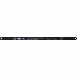 RHINO - Lot de 3 lames de rechange pour mini scie à métaux - Jeu de 3 lames mange lame - Long. Lame 250mm - Compatible avec l ...