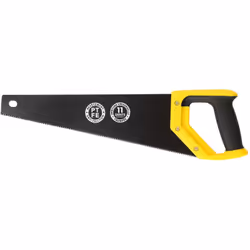 RHINO - Scie égoïne 400mm - Scie égoîne à main pour coupe bois - Revêtement PTFE anti-friction - Denture universelle trempée ...