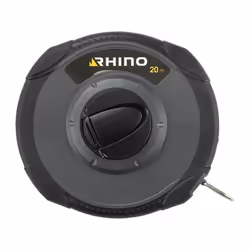 Mètre à ruban RHINO - 20m - Fibre de verre - Décamètre mesure longue