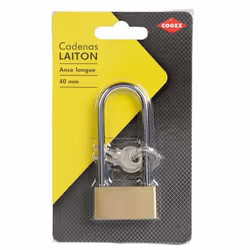 COGEX Cadenas en acier 40mm + 2 clés