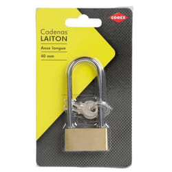 COGEX Cadenas en acier 40mm + 2 clés