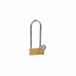 COGEX - Cadenas en laiton - Anse longue - Avec 2 clés - 40mm - Fermeture sécurisée - Produit idéal pour les casiers, coffres, ...