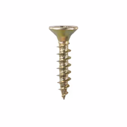 COGEX - Vis à aggloméré tête fraisée - Acier bichromaté - 40 pièces - PZ2 - 4 x 20mm - Vis à bois - A utiliser pour la plupar ...
