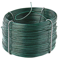 Fil de fer plastifié - Non spécifié - 50 mètres - Couleur verte - Utilisation extérieure - Couronne