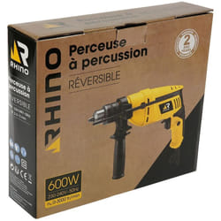 Rhino - perceuse a percussion 600 w
