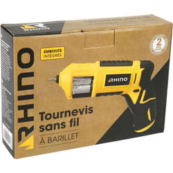 Tournevis sans fil a barillet Rhino