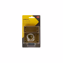 Verrou à cylindre double pour porte extérieur / intérieur, verrou porte, verrou de sécurité - Cylindre Ø 25 mm - Livré avec 3 ...