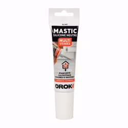 mastic silicone multi usages blanc tube 85ml