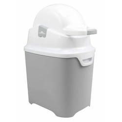 BEBECONFORT Poubelle à couches anti-odeur Couvercle anti-odeur Compatible avec tout sac poubelle 20 à 30 couches Grise