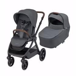 MAXI-COSI poussette Duo Oxford Plus avec nacelle bébé Sense de la naissance à 4 ans (22kg) Graphite